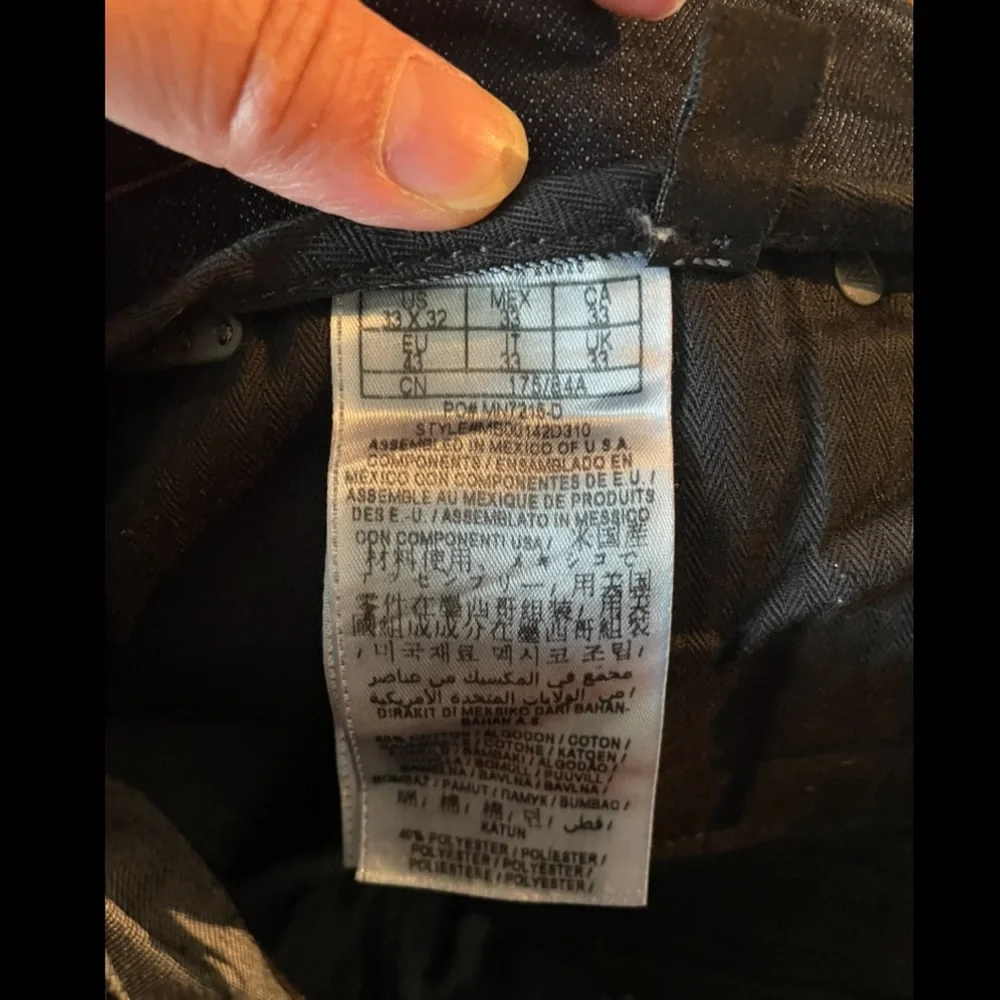 Guess mens skinny denim size 33 - Picture 6 of 6